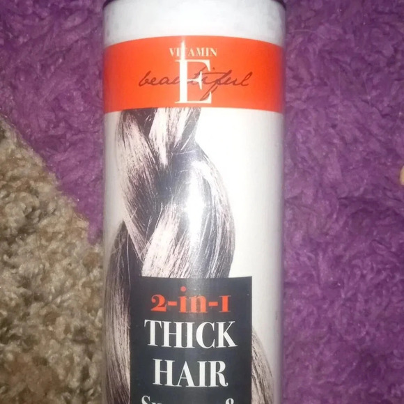 VITAMIN E BEAUTIFUL 2 IN 1 THICK HAIR SHAMPOO AND CONDITIONER - Picture 2 of 3